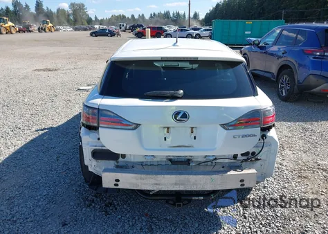 2012 Lexus Ct 200H Premium из США, поврежденный, VIN JTHKD5BH8C2072777